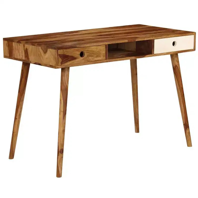 Escritorio 110x55x76 cm Madera maciza de acacia