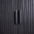 59" Armario de almacenamiento moderno de madera decorativo