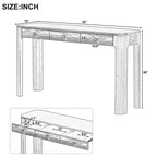 Mesa Consola Rústica Francis de 52"