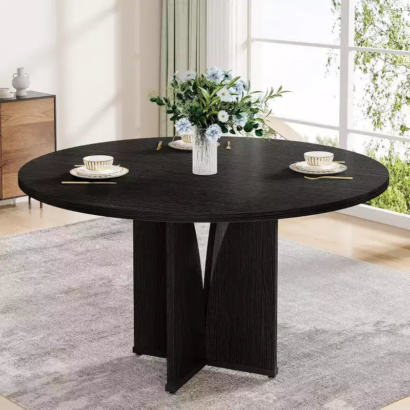 Mesa de comedor redonda de 39,37"