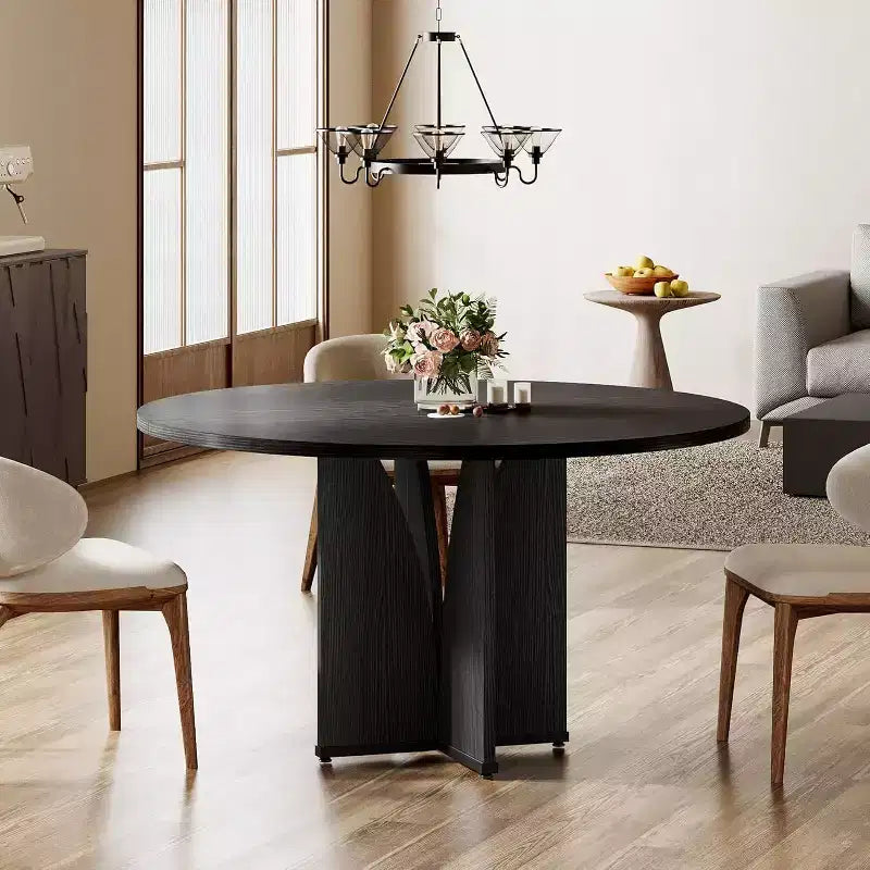 Mesa de comedor redonda de 39,37"