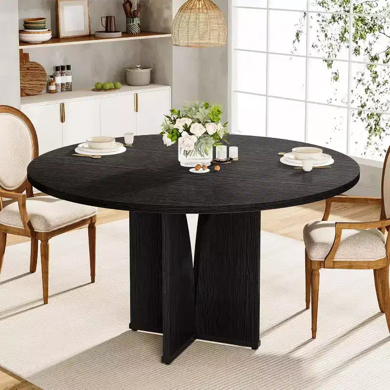 Mesa de comedor redonda de 39,37"