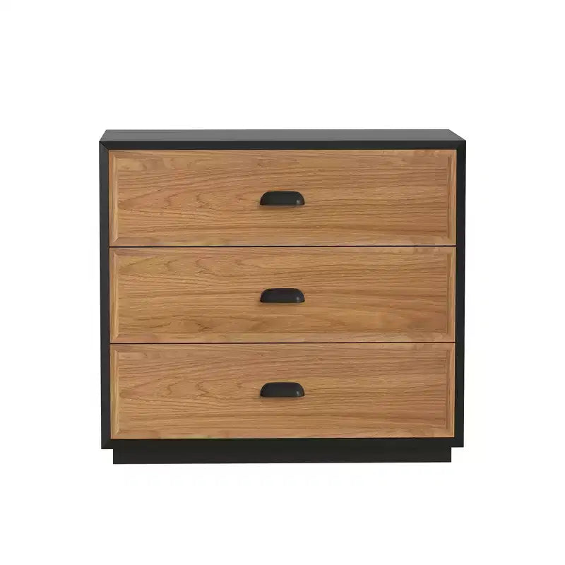 Mesita de noche de madera maciza de 31.49" Farmhouse