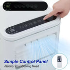 Acekool 10,000 BTU Portable Air Conditioner, 3-in-1 Cooling Fan Dehumidifier, Quiet AC with Remote, Timer, Window Kit for Rooms up to 450 Sq Ft
