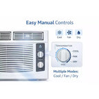 Acekool 5,000 BTU Window Air Conditioner, Fast Cooling Window AC with Remote, Timer, Quiet Room Cooling for Small Rooms up to 300 Sq Ft