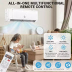 Acekool 9,000 BTU Mini Split Air Conditioner and Heater, 20 SEER2 Ductless AC Heat Pump, WiFi Control, Cools Rooms up to 450 Sq Ft