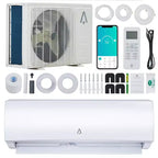 Acekool 9,000 BTU Mini Split AC Heat Pump, 19 SEER2, WiFi Smart Control, 115V Ductless System for Rooms up to 450 Sq Ft