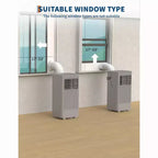 Quiet 7,000 BTU Portable Air Conditioner, 3-in-1 AC/Fan/Dehumidifier with Remote, 24H Timer & Sleep Mode, Cools Rooms up to 450 Sq.Ft