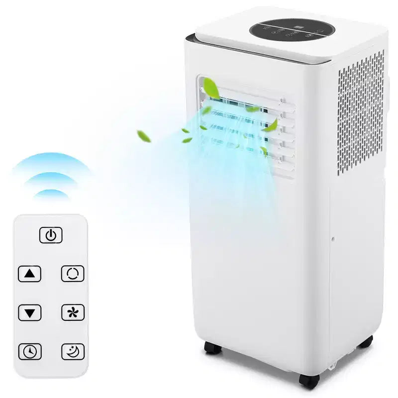 10,000 BTU Portable Air Conditioner - 3-in-1 Energy Efficient AC for Camping & Rooms Up to 450 Sq.Ft. Includes Dehumidifier, Fan, Remote & Window Kit