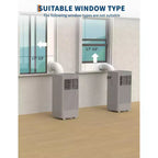 10000 BTU Portable Air Conditioner, Quiet 3 in-1 Cooling Unit for Rooms Up to 450 Sq.Ft, Includes Dehumidifier & Fan Modes