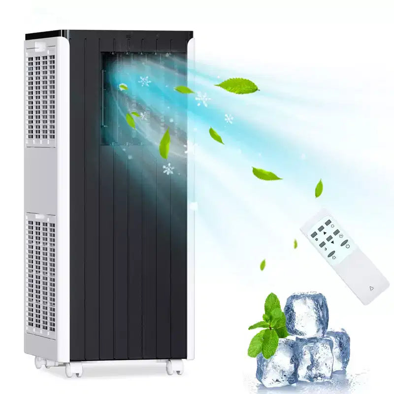 8,000 BTU Portable AC  Built-in Dehumidifier & Fan Cools 350 Sq.Ft. Includes Timer, Sleep Mode, Remote & Window Kit