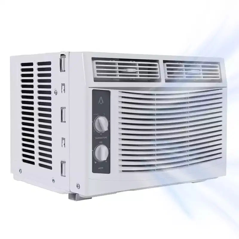 Energy-Efficient 5000 BTU Window Air Conditioner for Rooms up to 150 Sq.Ft  Quiet Operation, Mechanical Controls, Easy Installation