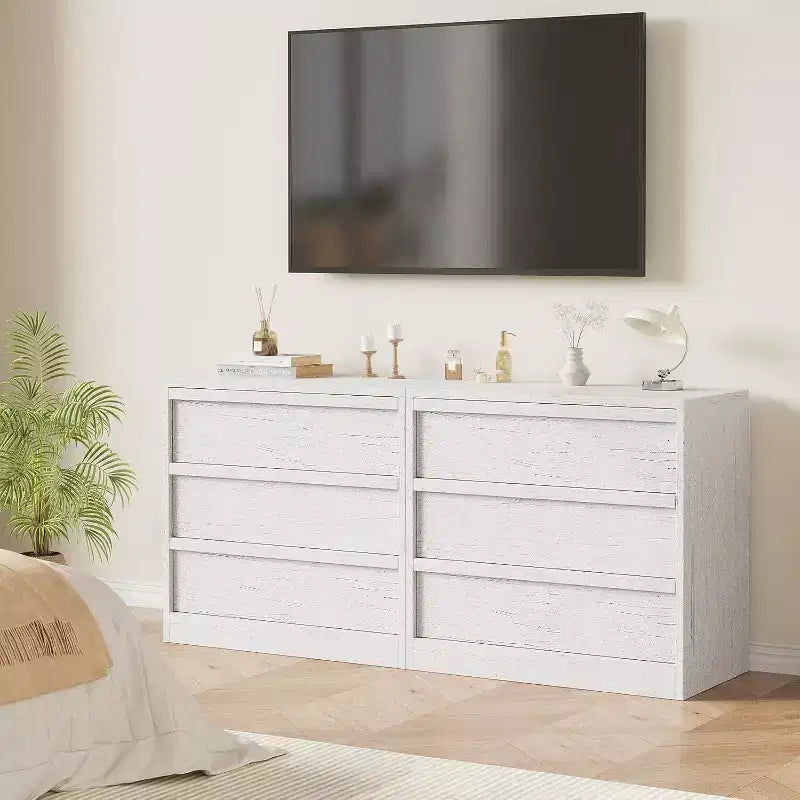 Cómoda alta moderna de 4 cajones, cajonera de almacenamiento de mediados de siglo para dormitorio, sala de estar y entrada