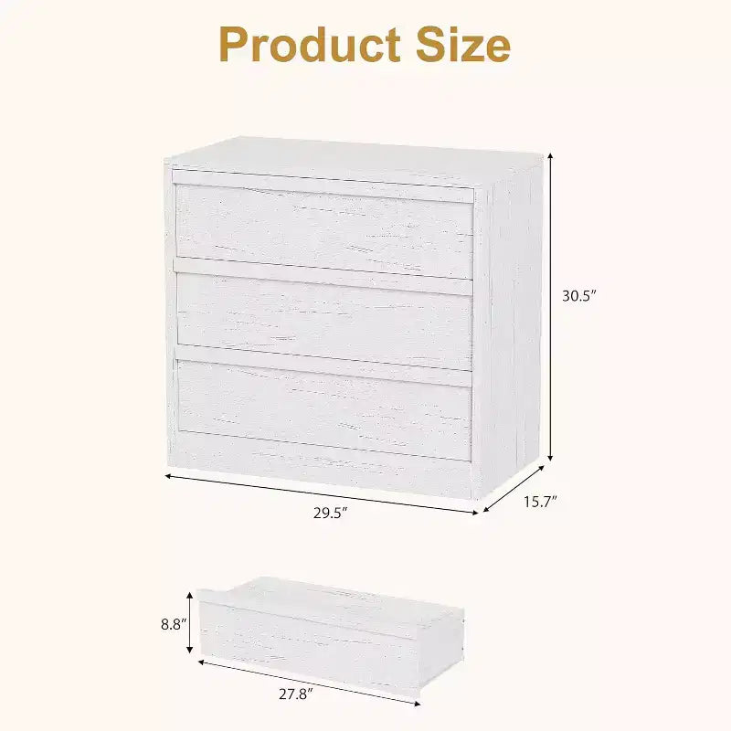 Cómoda alta moderna de 4 cajones, cajonera de almacenamiento de mediados de siglo para dormitorio, sala de estar y entrada