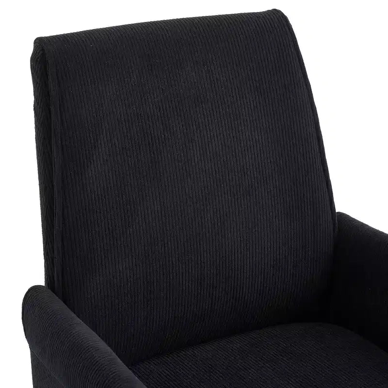 Silla de oficina elevable con respaldo medio, tela a rayas, ergonómica. Ideal para trabajar, estudiar y relajarse.