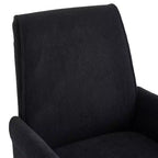 Silla de oficina elevable con respaldo medio, tela a rayas, ergonómica. Ideal para trabajar, estudiar y relajarse.
