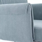 Silla de oficina elevable con respaldo medio, tela a rayas, ergonómica. Ideal para trabajar, estudiar y relajarse.
