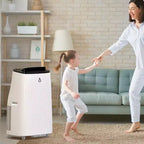 15K BTU Portable AC for Large Rooms up to 850 Sq Ft, 3-in-1 Cooling Fan Dehumidifier with Remote, Auto Swing, Drainage-Free Design