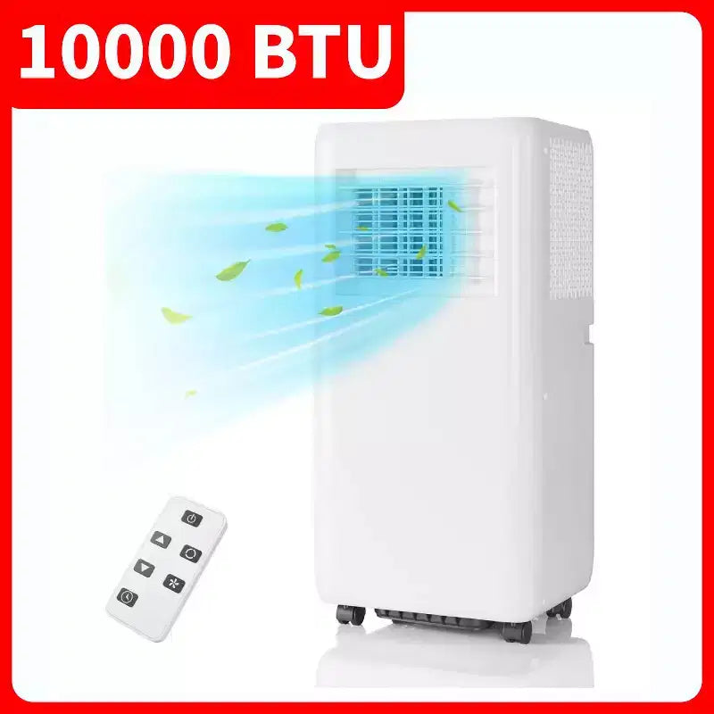 GustoWave 10000 BTU Portable Air Conditioner for Room up to 450 Sq. Ft. with 24H Timer, Sleep Mode