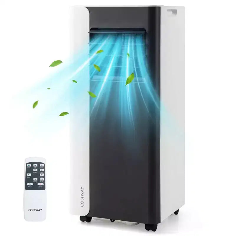 Costway 3 in 1 Portable Air Conditioner with Fan & Dehumidifier Mode, Sleep Mode, 24H Timer