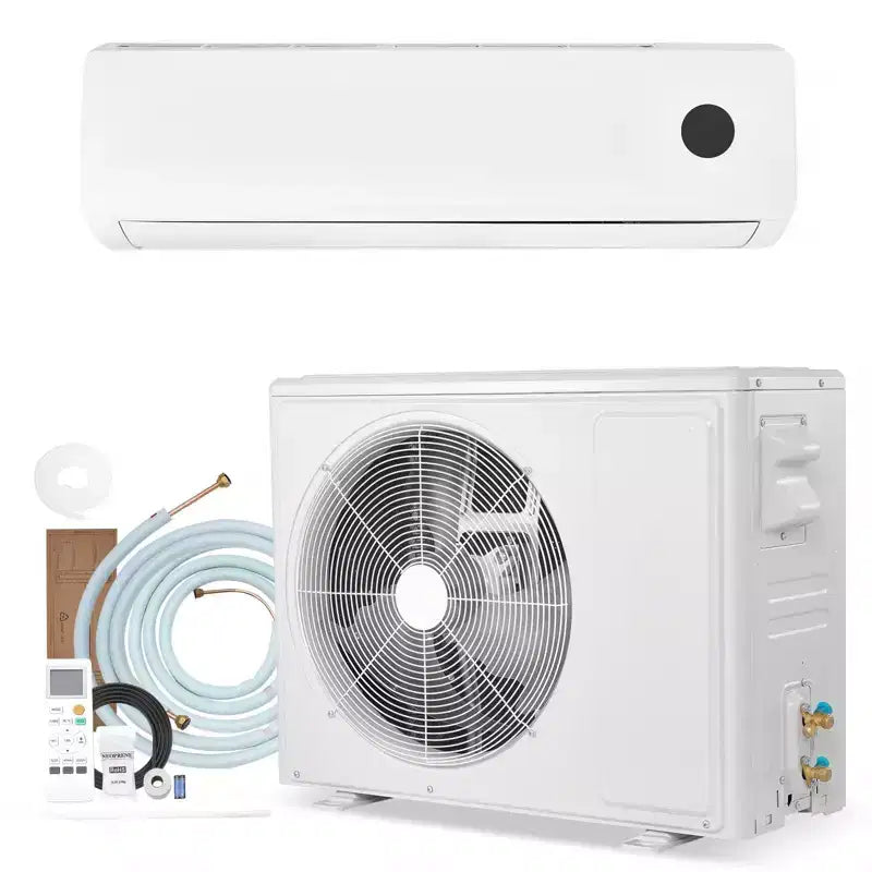 18,000 BTU 19 SEER2 Ductless Mini Split Air Conditioner and Heater with Inverter, 230V, 1250 Sq. Ft.