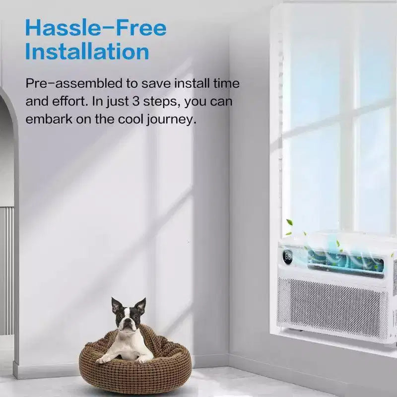 Karl Home 10000 BTU Wi-Fi Enabled Inverter Window Air Conditioner with Remote and APP Control