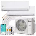 Karl Home 2-Zone 38000 BTU 20 SEER2 Mini Split Air Conditioner with Heat Pump (12K+24K)