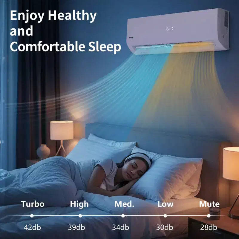 Karl Home 3-Zone 38000 BTU 20 SEER2 Mini Split Air Conditioner with Heat Pump (12K+12K+18K)