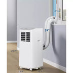 Portable Air Conditioner, 8000 BTU Quiet Cooling with Remote, Ventless Design & Auto Evaporation, for Large Room, Stand Up AC Unit.