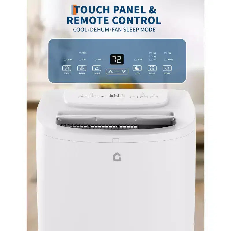 Portable Air Conditioner, 14000 BTU Dual Hose Portable Air Conditioner and Heating, Inverter Ac Unit for 750 Sq ft