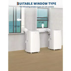 Portable Air Conditioner, 14000 BTU Dual Hose Portable Air Conditioner and Heating, Inverter Ac Unit for 750 Sq ft
