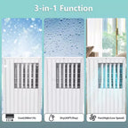 8,000BTUs Portable Air Conditioners Room Up to 350 Sq.Ft, 4-In-1 Portable Ac With Cool, Fan, Dehumidifier &Sleep Mode,Indoor Ac Unit w/Remote Control