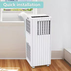 8,000BTUs Portable Air Conditioners Room Up to 350 Sq.Ft, 4-In-1 Portable Ac With Cool, Fan, Dehumidifier &Sleep Mode,Indoor Ac Unit w/Remote Control