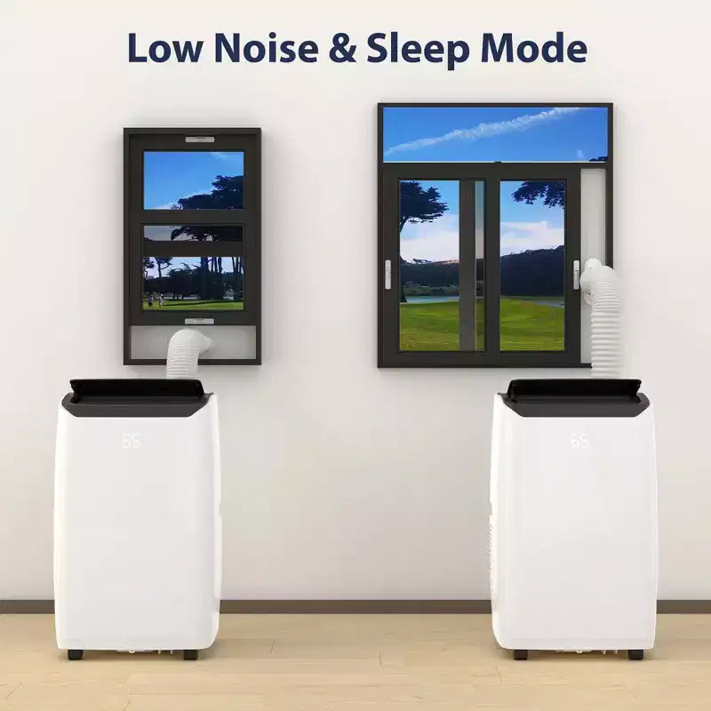 Portable Air Conditioner|14000BTU Air Conditioner Cools up to 700 SQ FT|with Remote Control AC Fan Dehumidifie|Low Noise|Sleep Mode|Ideal for Home