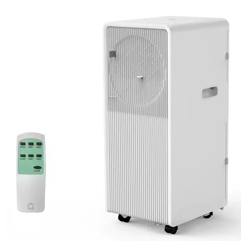 10,000 BTU 3-in-1 Portable Air Conditioner(14.2 x 13.8 x 27.6 in)  White,1 Unit,Ultra Quiet 49dB for Bedroom,Dorm,with Window Kit & Remote Control