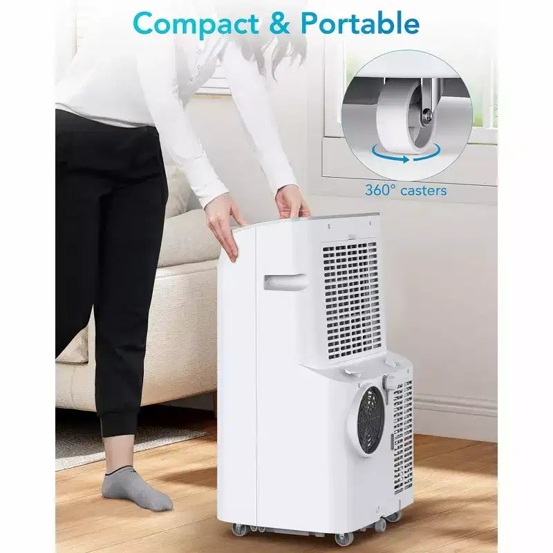 12,000 BTU Portable AC - 1-Pack White Air Conditioner (A018H) for Vine | Full Inspection Required