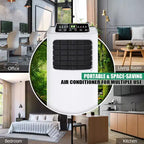 Costway 5500 BTU (9000 BTU ASHRAE) 3-in-1 Portable Air Conditioner w/Built-in Dehumidifier and Window Kit
