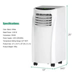 Costway Portable Air Conditioner & Dehumidifier Function Remote w/ Window Kit