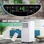 Costway Portable Air Conditioner & Dehumidifier Function Remote w/ Window Kit