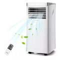 Costway 8000 BTU/10000BTU ASHRAE Portable Air Conditioner 3-in-1 Air Cooler with Remote Control