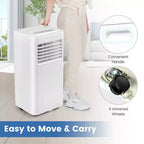 Costway 5000 BTU (8000 BTU ASHRAE) Portable Air Conditioner 3-in-1 AC Unit With Cool Dehum Fan Sleep Mode