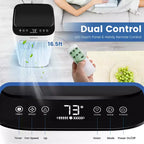 Costway 6000 BTU (9000 BTU ASHAR) Portable Air Conditioner 3-in-1 AC Unit with Cool Dehum Fan Sleep Mode