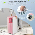 Costway 7100 BTU (10000 BTU ASHARE) Portable Air Conditioner 3-in-1 AC Unit with Cool Dehum Fan Sleep Mode
