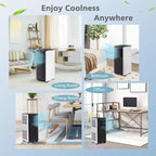 Costway 7100 BTU (10000 BTU ASHARE) Portable Air Conditioner 3-in-1 AC Unit with Cool Dehum Fan Sleep Mode