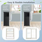 Costway 7100 BTU (10000 BTU ASHARE) Portable Air Conditioner 3-in-1 AC Unit with Cool Dehum Fan Sleep Mode