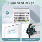 Costway 10000 BTU Portable Air Conditioner 3-in-1 Air Cooler with Fan Dehum Sleep Mode
