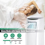 Costway 5500 BTU (8000BTU ASHRAE) Portable Air Conditioner & Dehumidifier Function Remote