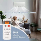 Costway 12,000 BTU Mini Split Air Conditioner AC Unit with Heat Pump & Remote Control