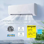 Costway 12,000 BTU Mini Split Air Conditioner AC Unit with Heat Pump & Remote Control