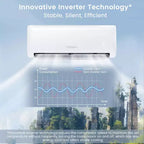 Costway 18,000 BTU Mini Split Air Conditioner AC Unit with Heat Pump & Remote Control